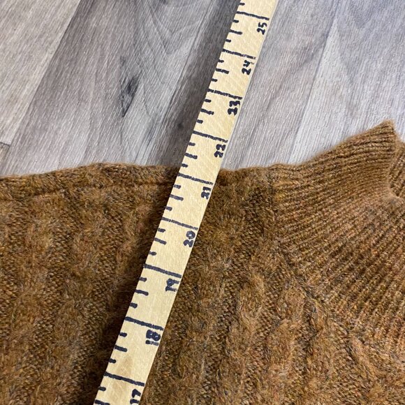 Vince Camuto Brown Cable Knit Sweater XS - Picture 5 of 6